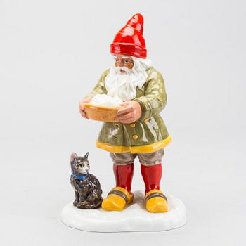 TOMTE, porslin. efter, Jenny Nyström Kalmar Länsmuseum.