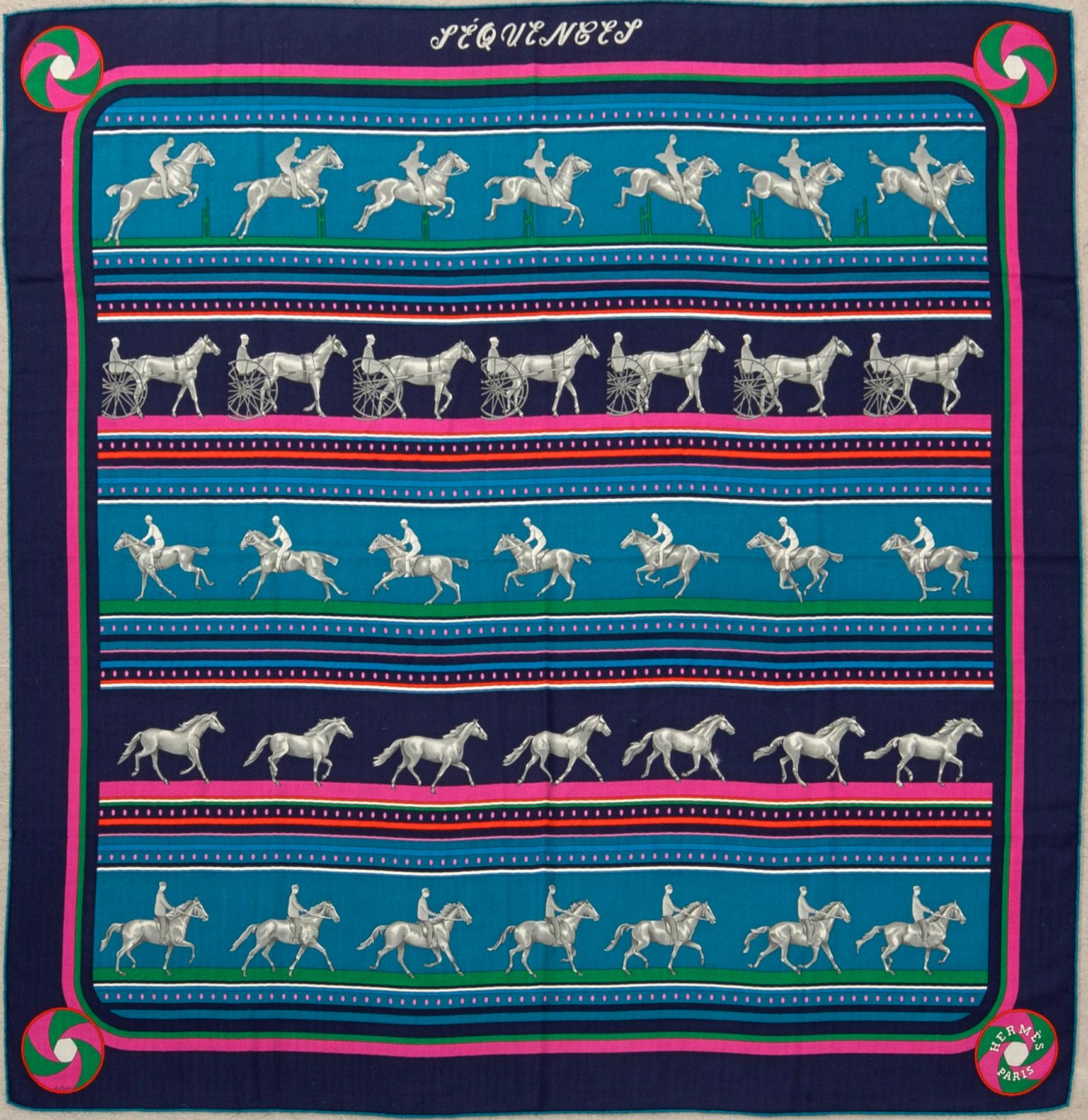 Hermès, scarf, "Sequences".