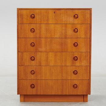 A 1960's chest of drawers.