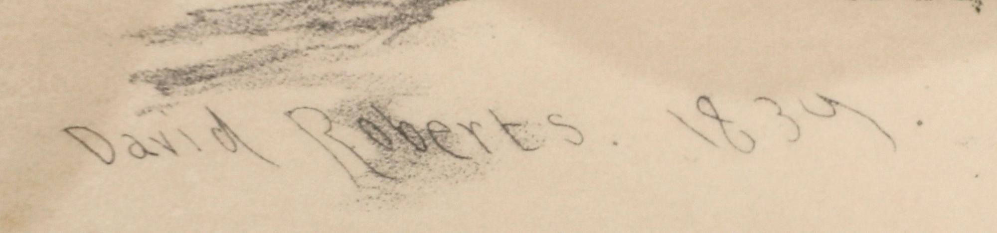 David Roberts after, tinted lithograph, London 1843.