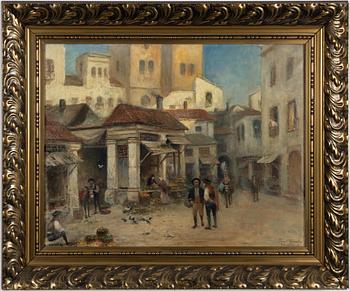 Frans Wilhelm Odelmark, "Torget i Granada".
