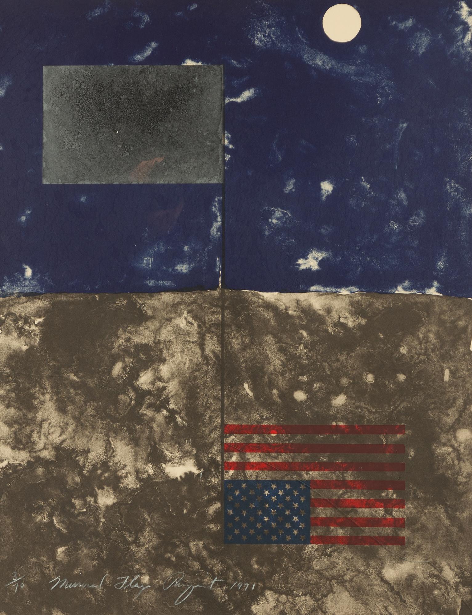 James Rosenquist, "Mirrored Flag" from Cold Light Series.