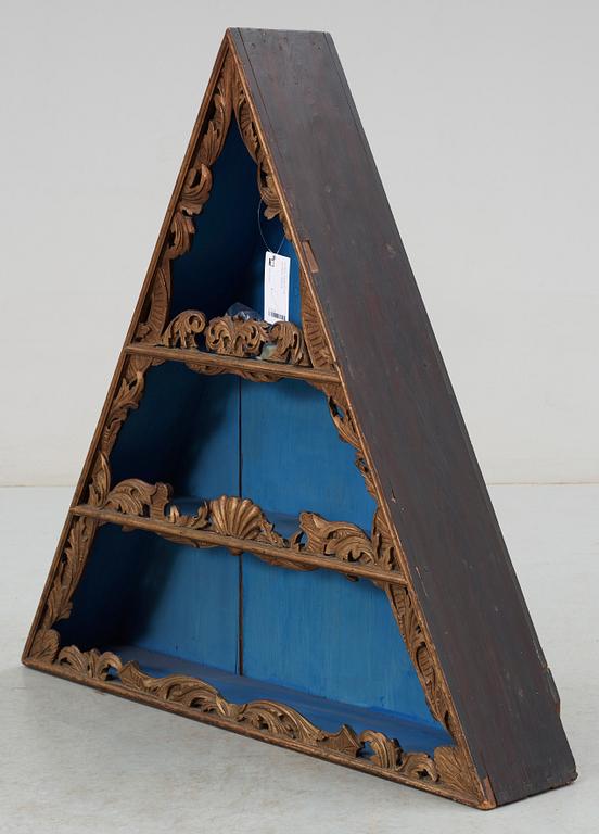 VÄGGHYLLA, Danmark, 1800-tal.