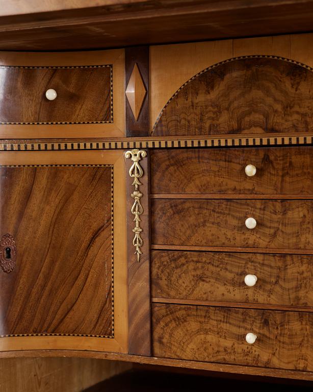 A Swedish Empire secretaire by C. H. Blom, master 1796.