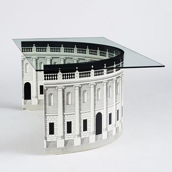 Piero Fornasetti, soffbord, "Architettura", Fornasetti, Milano, Italien 2008.