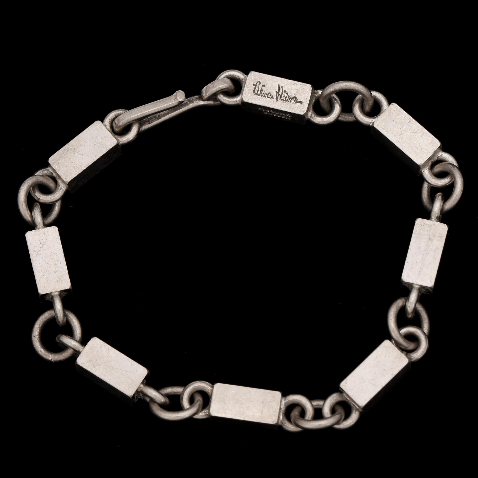 ARMBAND, silver, Wiwen Nilsson, Lund 1945. Vikt ca 27 gram.