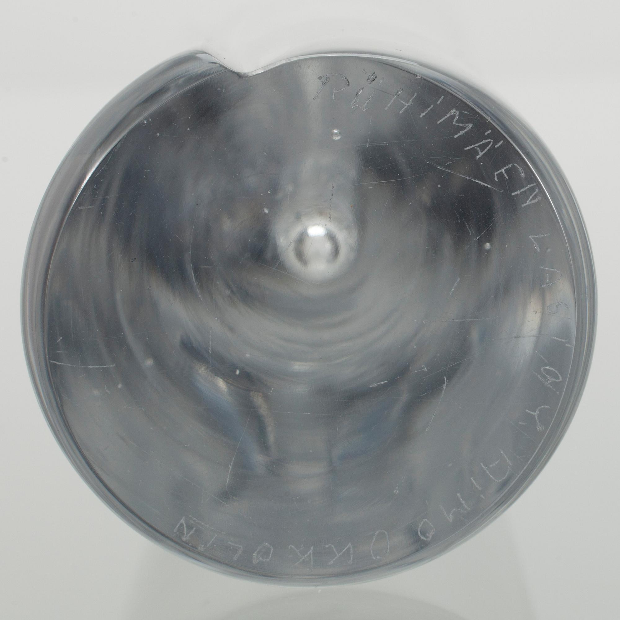VAS, klart glas "Svärdslilja", Aimo Okkolin Riihimäen Lasi Oy, 1957-62.