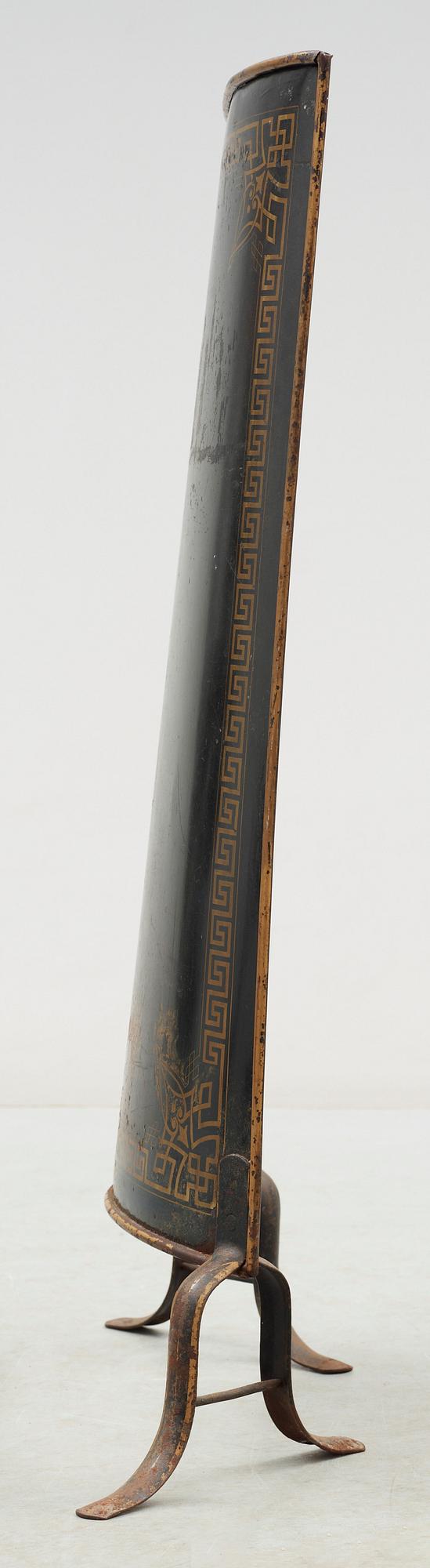 ELDSKÄRM, plåt, 1800-talets andra hälft.