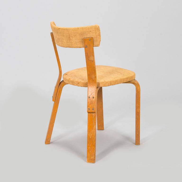 Alvar Aalto, mid-20th century '810' cabinet and a 
'69'chair Oy Huonekalu- ja Rakennustyötehdas Ab.