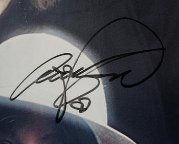 A poster signed by "ABBA".