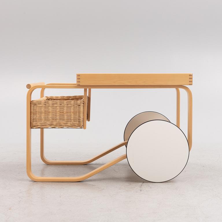 Alvar Aalto, a model 900 serving cart, Artek, Finland.