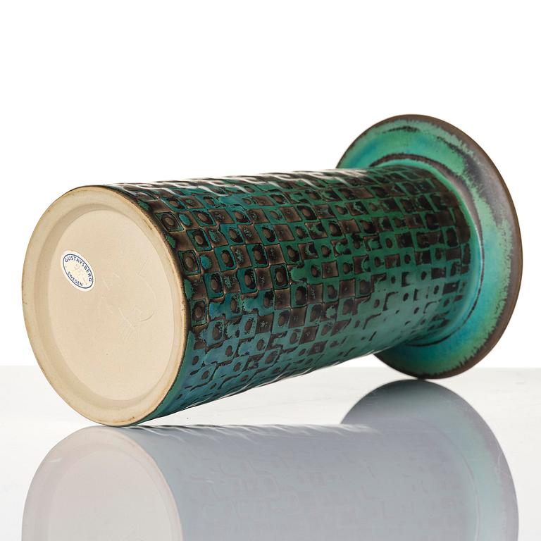 Stig Lindberg, a stoneware vase, Gustavsberg Studio 1961.