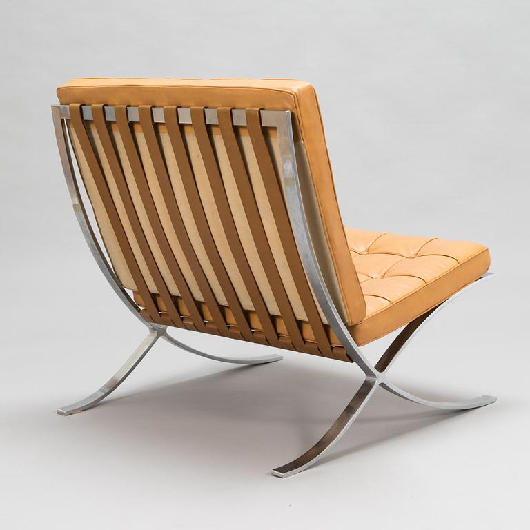 Ludwig Mies van der Rohe, a 'Barcelona' chair for Knoll.