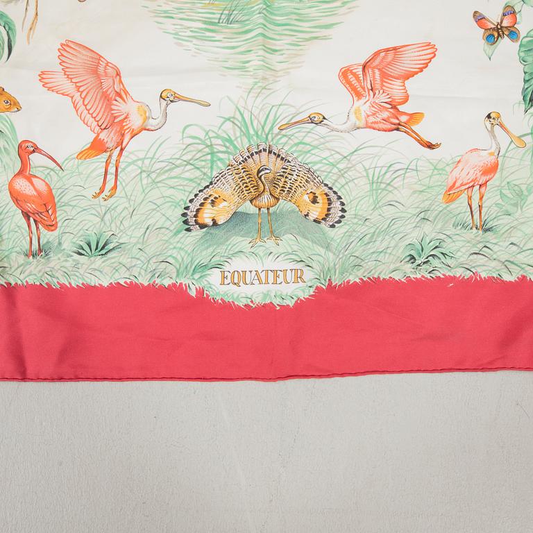 Hermès, scarf "Equateur", vintage.