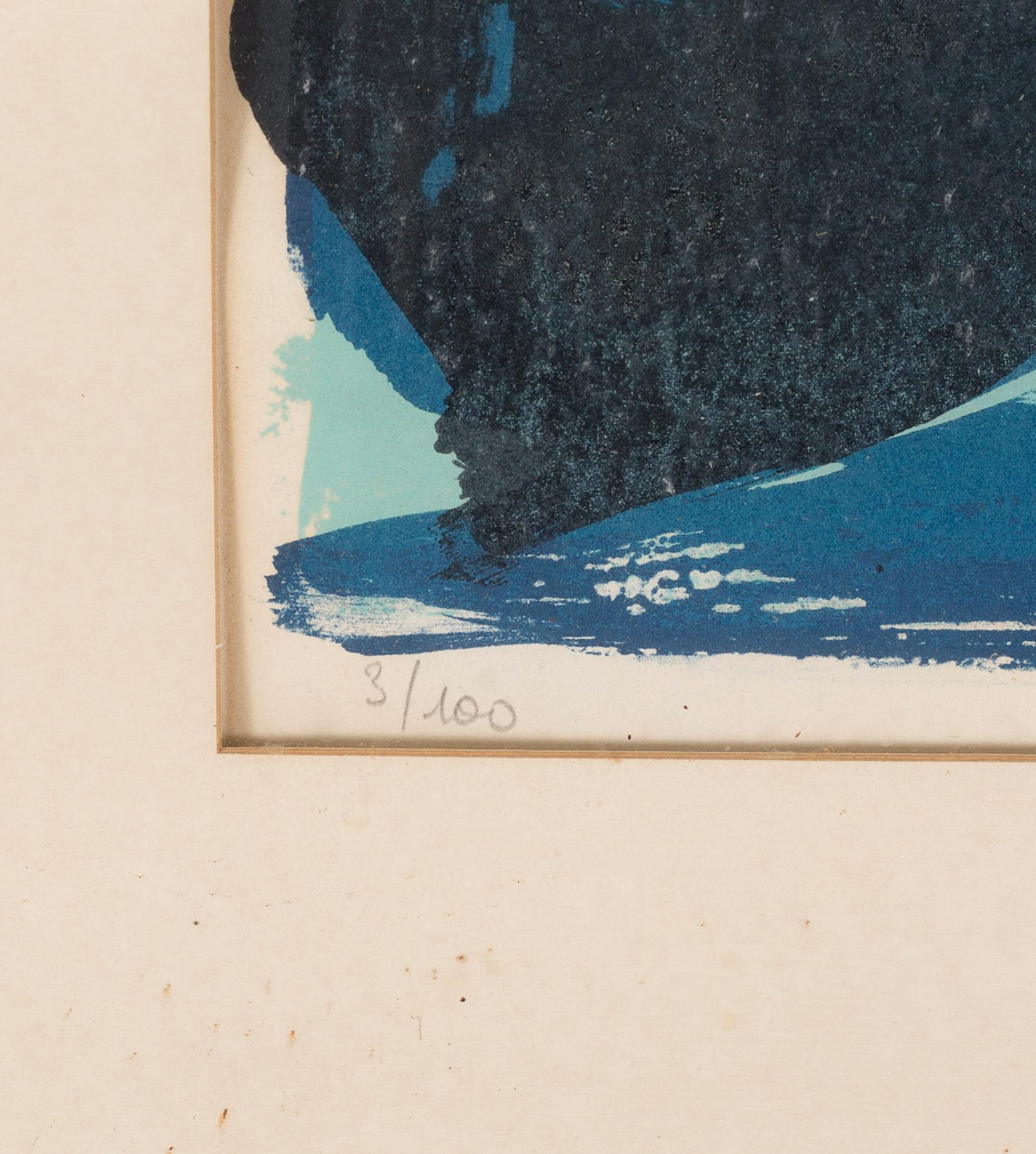 BENGT LINDSTRÖM, lithograph in colors, signed and numbered 3/100.