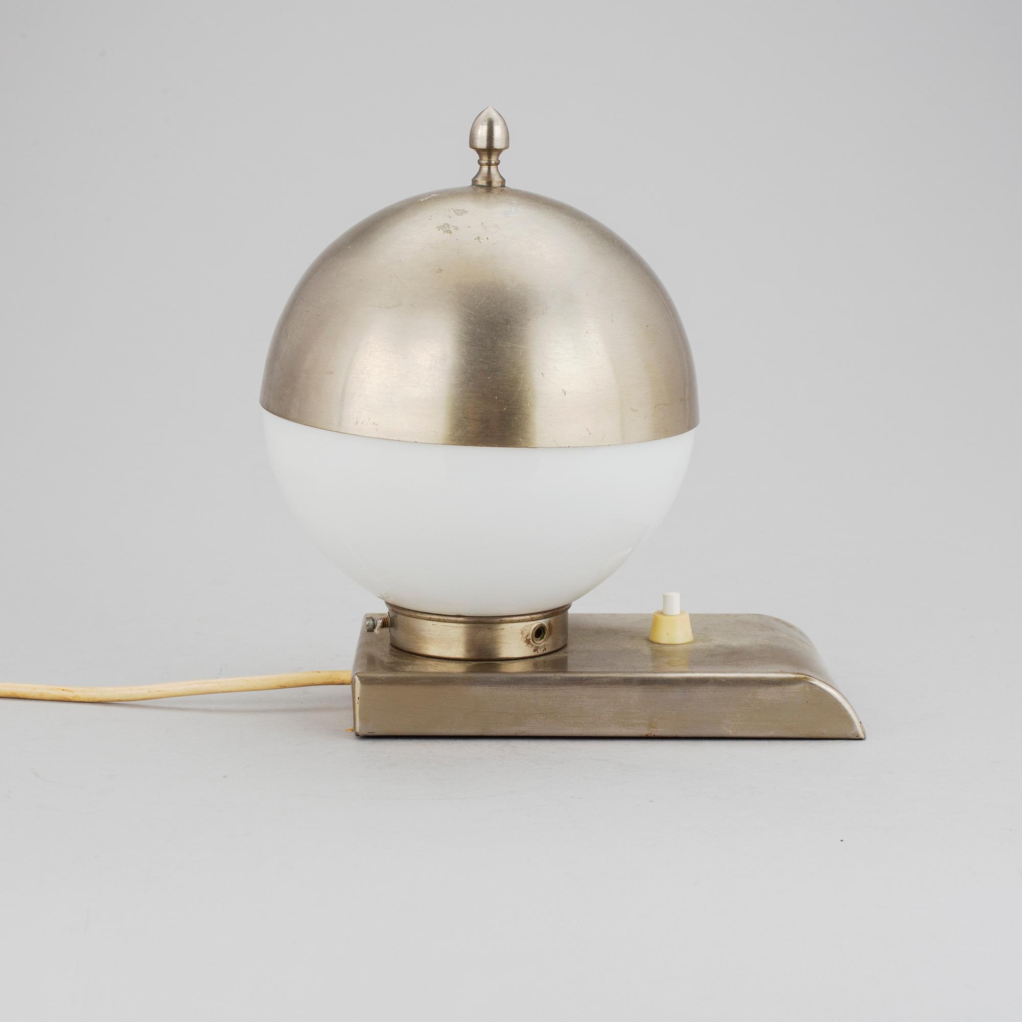 BORDSLAMPA, art déco, 1930-tal.