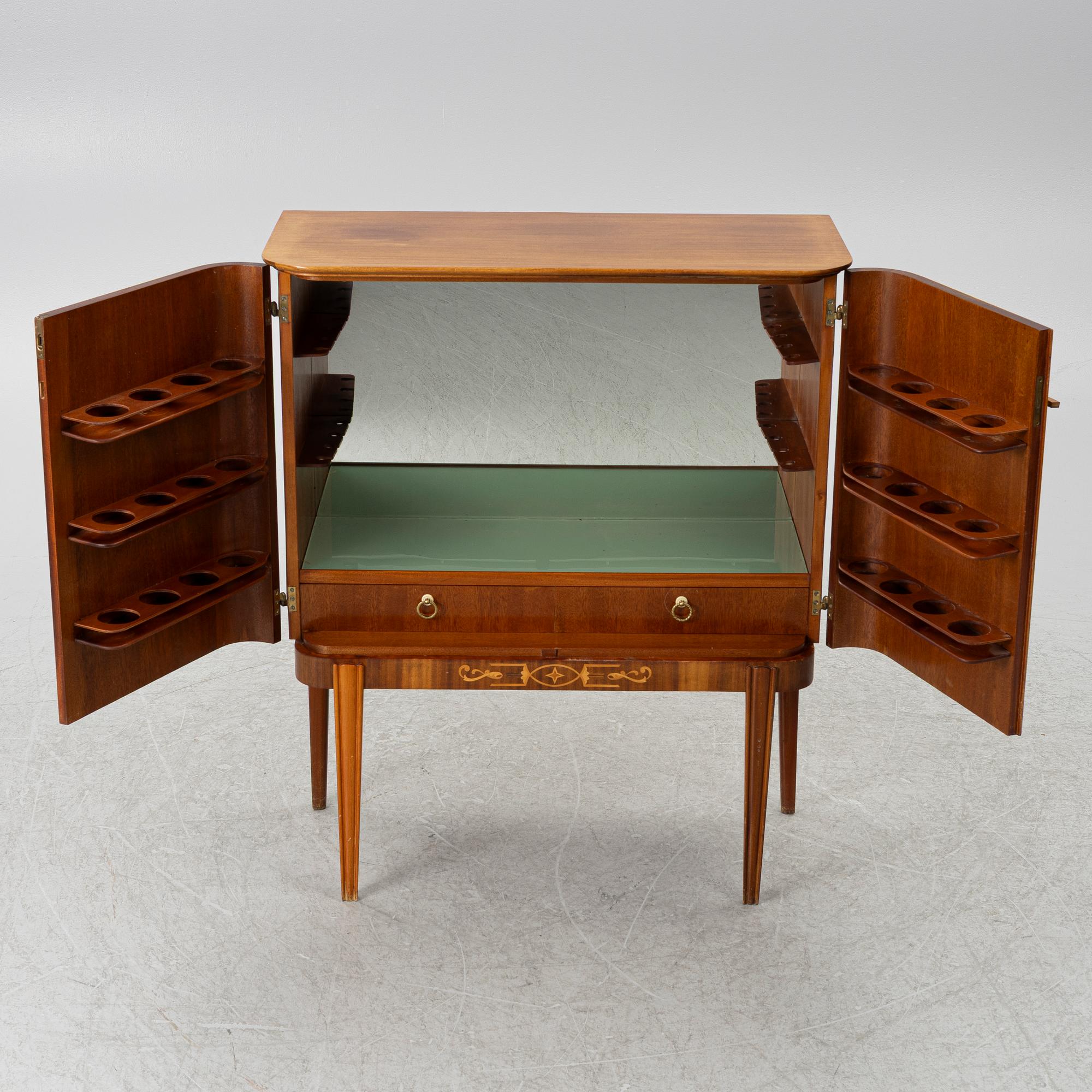 Bar cabinet, Swedish Grace, 1940s.