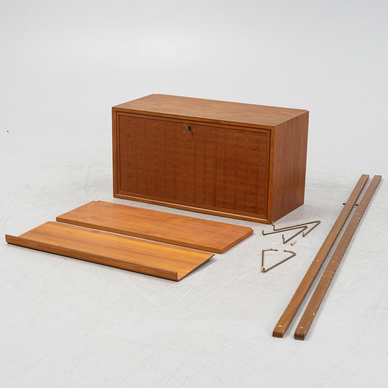 Poul Cadovius, a teak veneered 'Royal System' shelf system, Denmark,