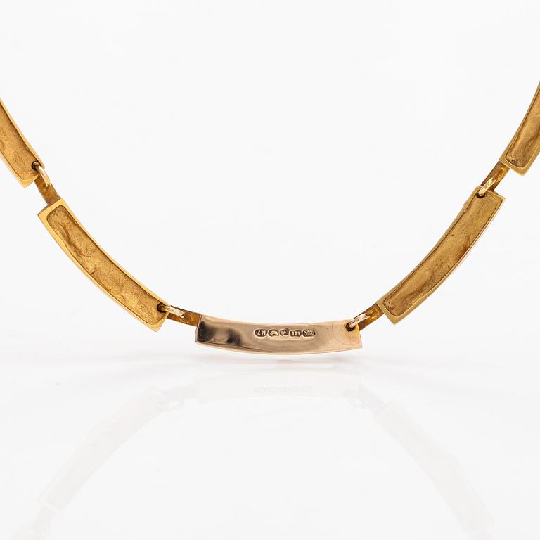 Björn Weckström, Kaulakoru "Tunturi", 14K kultaa. Lapponia 1965.
