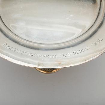 PARTI SILVER, 16 delar, bland annat Birmingham, England, 1917, vikt ca 607 gram.