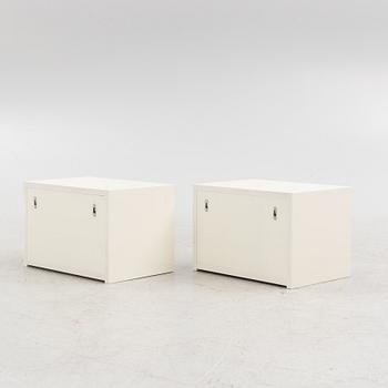 Marie-Louise Sjögren, a pair of wall hanged bedside tables, 21st century.