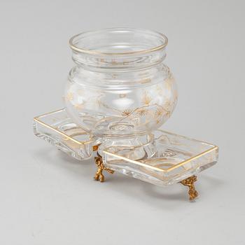 A table set in three pcs by Baccarat from the turn of the century 1900.