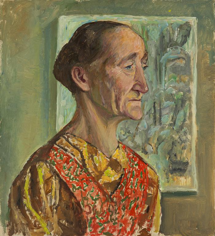 Maj Bring, Portrait of a Woman in Profile.