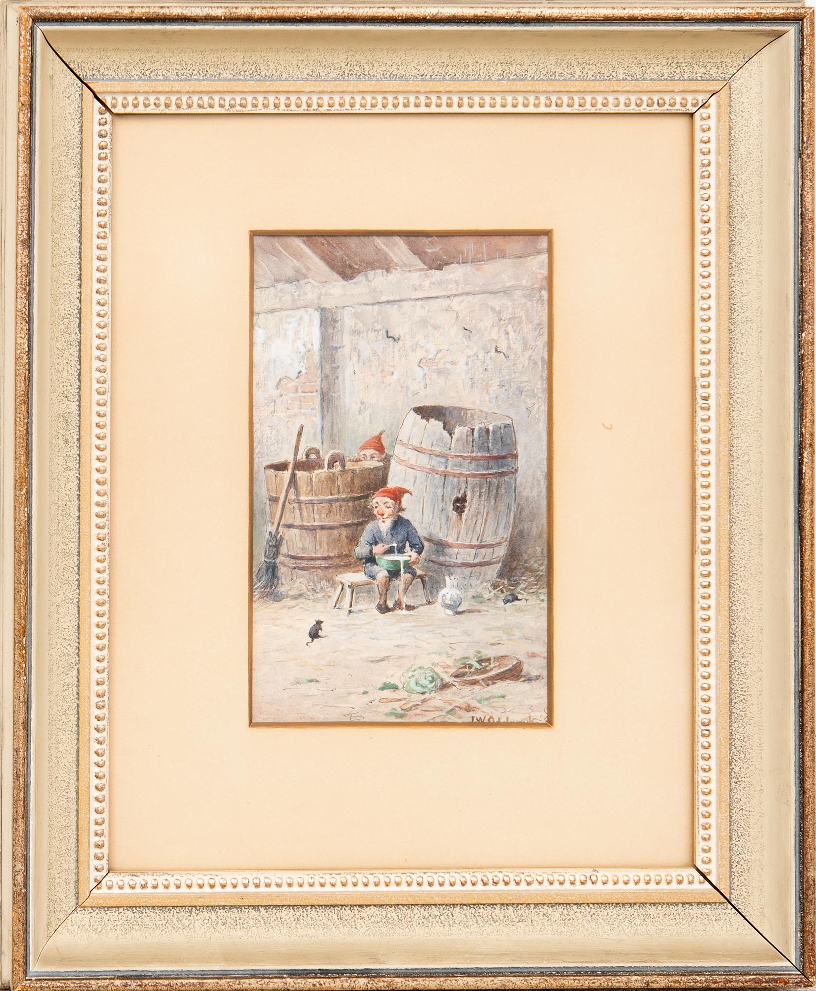 Frans Wilhelm Odelmark, Elves eat porridge.