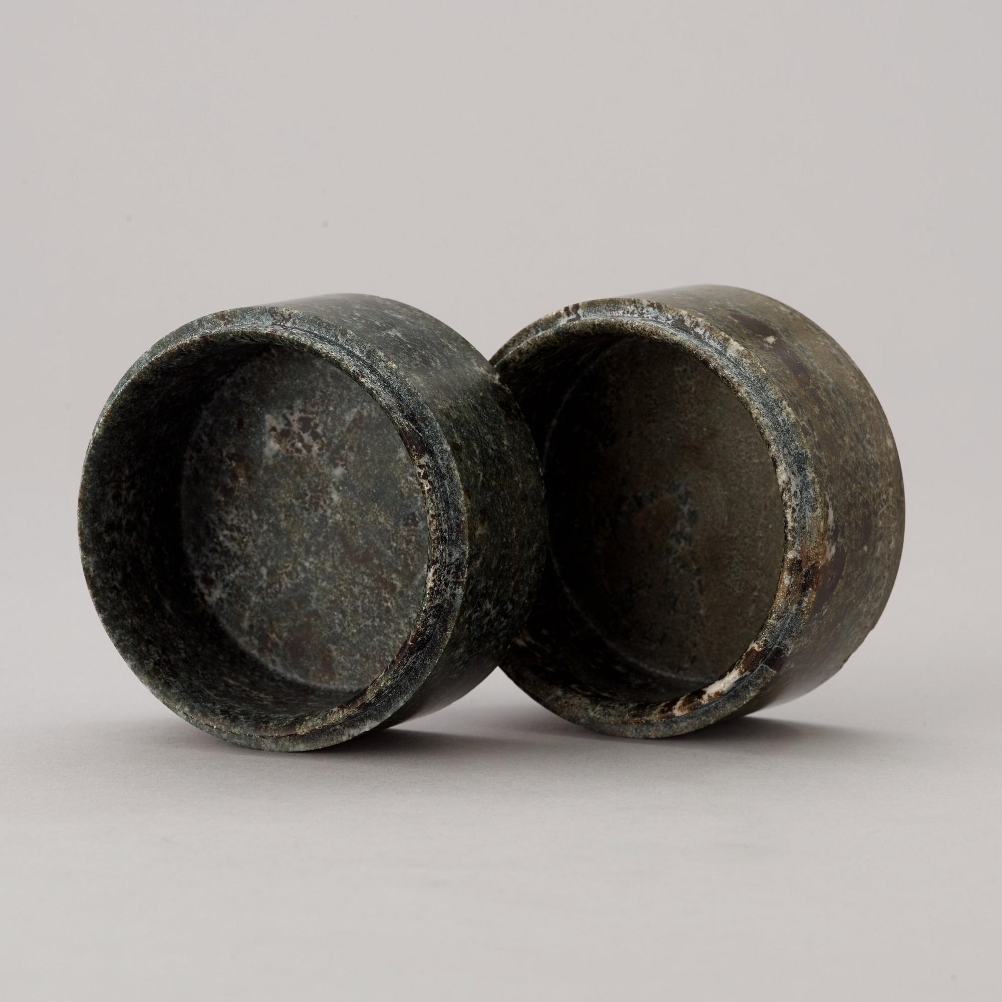 ASKAR med LOCK, två stycken. Sverige, 1800-tal.