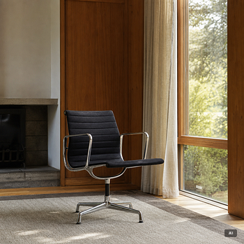 Charles & Ray Eames, armchairs, a pair, model EA 108, Vitra.