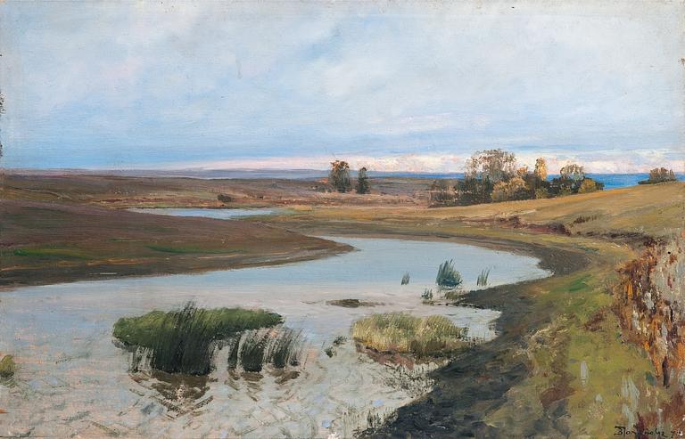 Vasili Dimitrevich Polenov, RIVER LANDSCAPE.