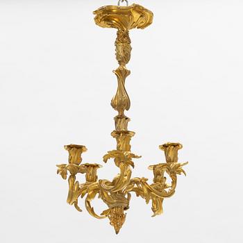 Ljuskrona, rokokostil, Frankrike, tidigt 1900-tal.