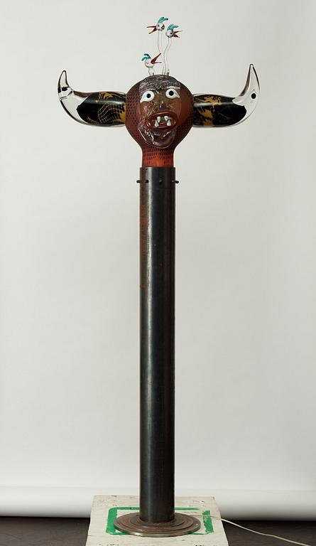 A unique Kjell Engman glass sculpture, Kosta Boda 1994.