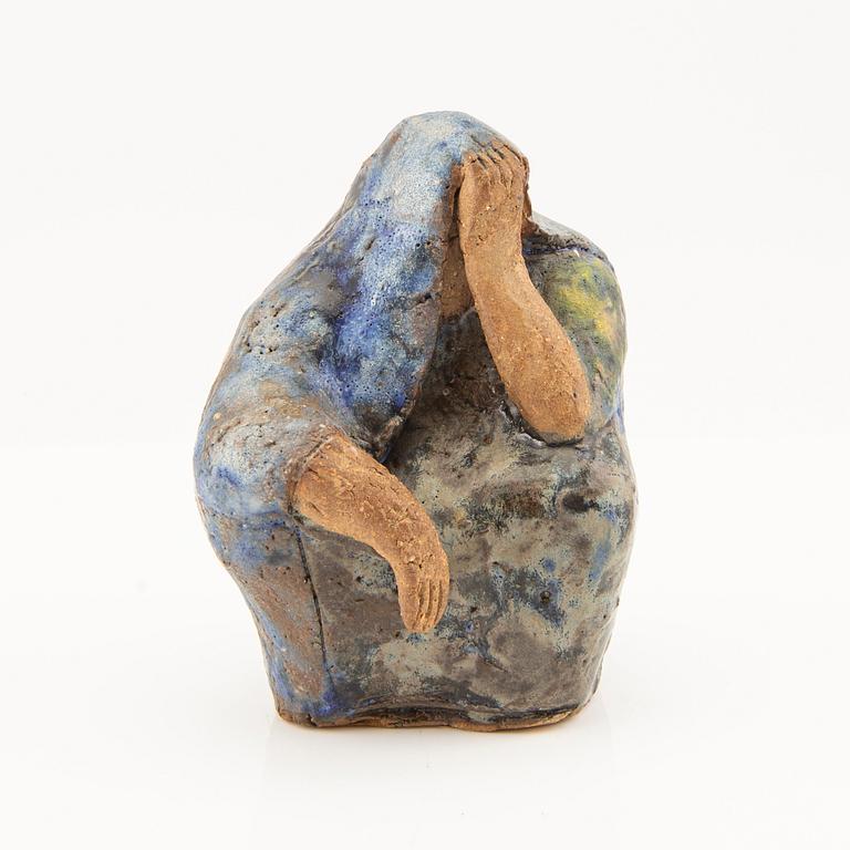 Lisa Larson, unique signed stoneware figurine.