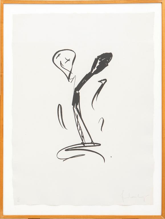 Claes Oldenburg,  lithograph signed and numbered 15/24.