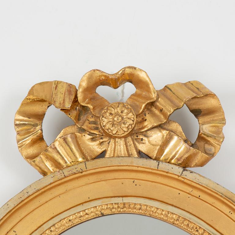 Mirror sconce, Gustavian, late 18th century.