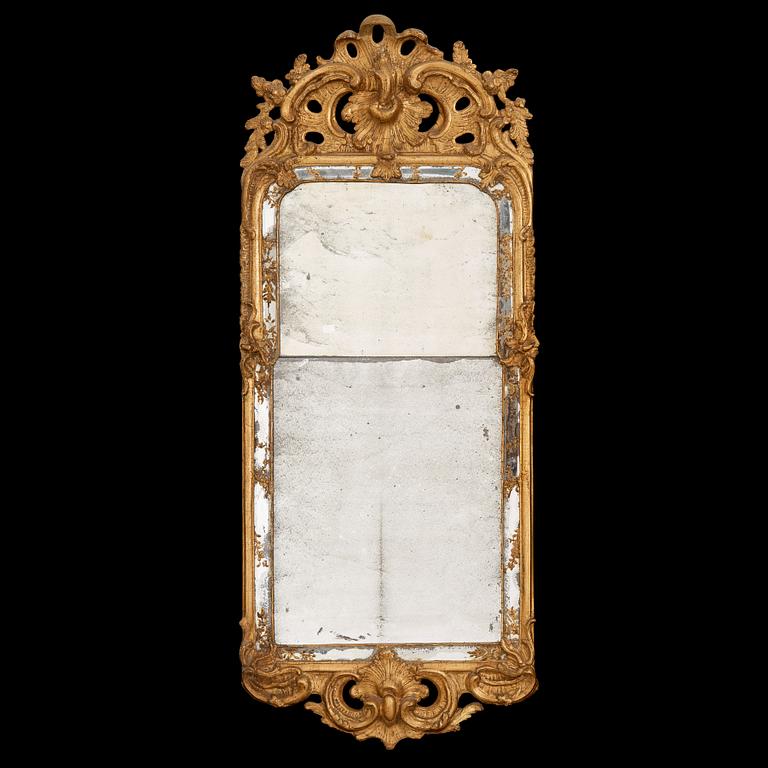 SPEGEL. Stockholmsarbete, 1700-talets andra hälft. Rokoko.