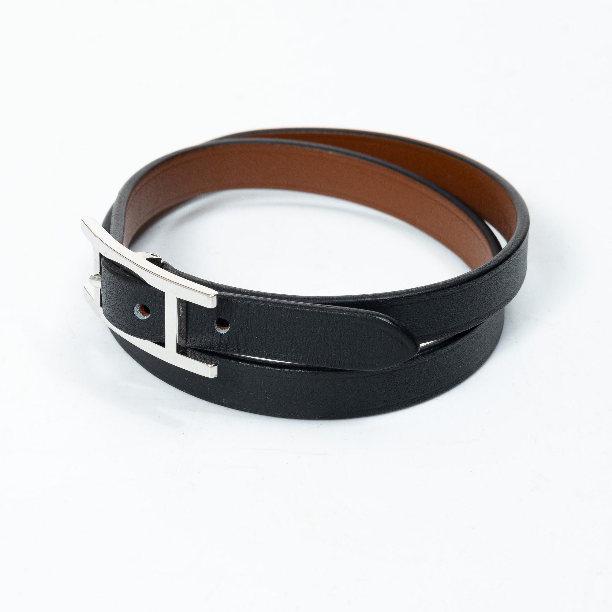Hermès, bracelet, “Behapi Double Tour”.