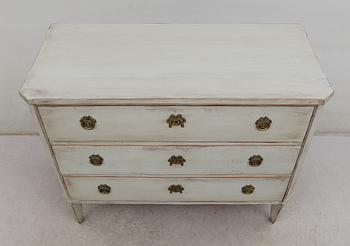 BYRÅ, sengustaviansk, tidigt 1800-tal.