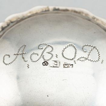 A swedish silver box, 1812.