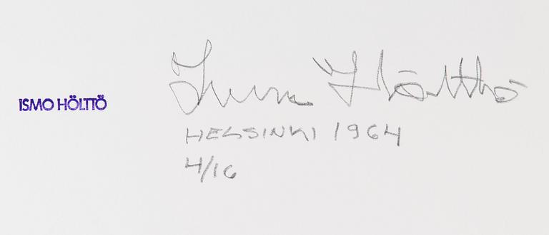 Ismo Hölttö, "Salutorget, Helsingfors 1964".