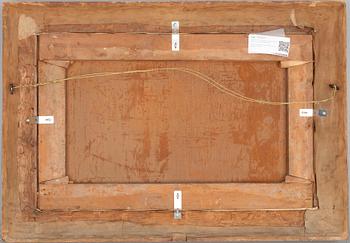 OKÄND KONSTÄR, olja på duk, otydlig signering, 1800-tal.