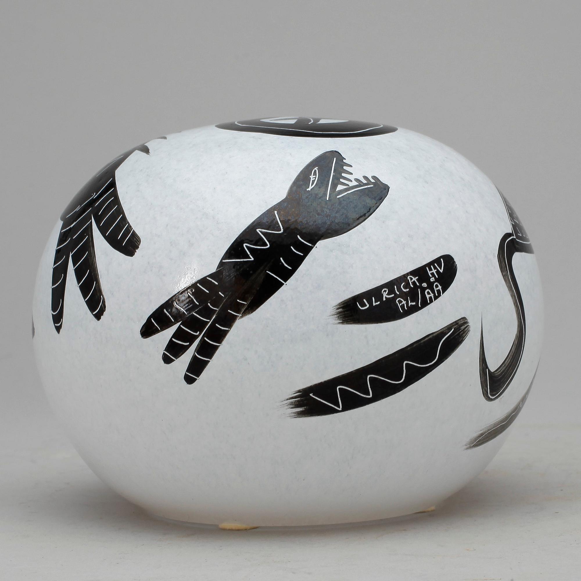 SKULPTUR, glas, Ulrika Hydman-Vallien, Kosta Boda.