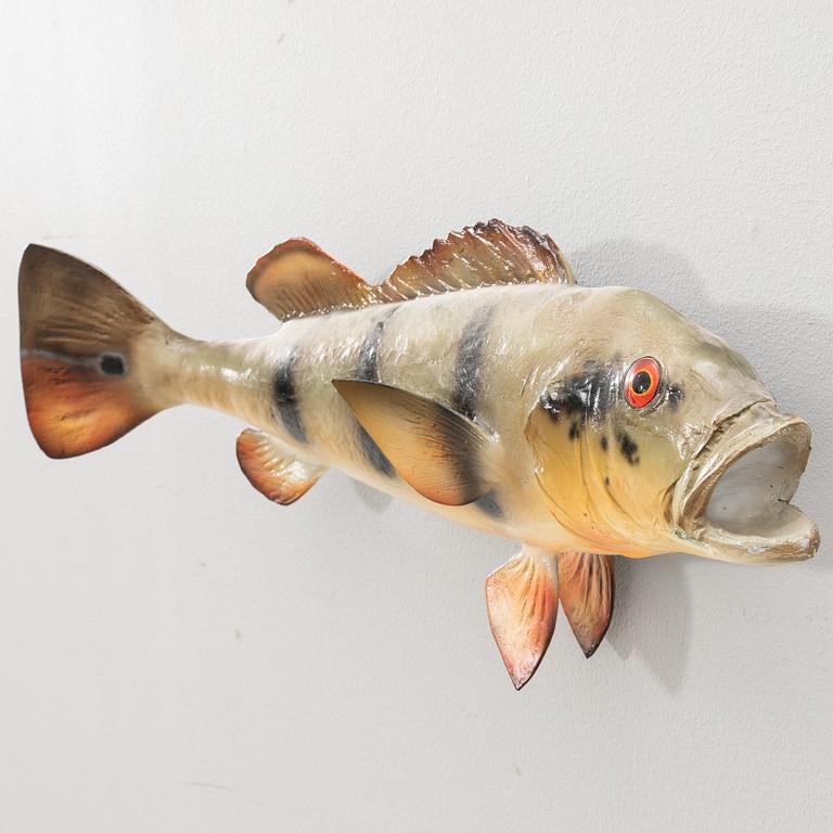 Fish sculpture "Golden bass" 1972.