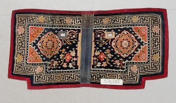 SADELTÄCKE, möjligen Tibet, semiantik.