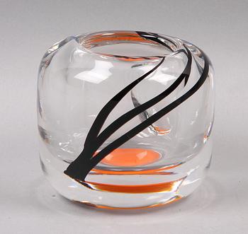 VAS, glas, Orrefors, Olle Alberius, sign.
