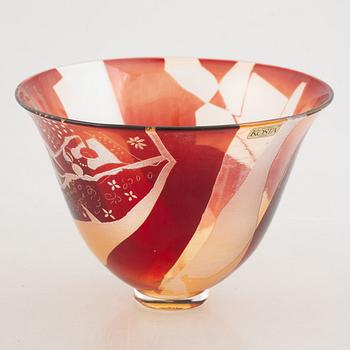 Klas Tinbäck, a bowl, Kosta.