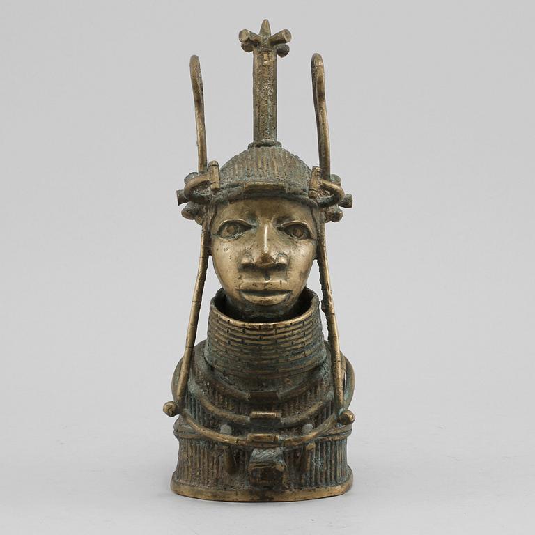 SKULPTUR, Benin-brons, 1900-tal.