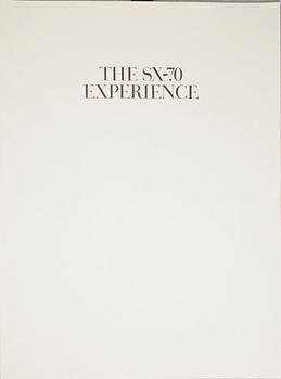 FOTOGRAFISK MAPP, "12 Instant Images", Polaroid SX-70, tryckt signatur.