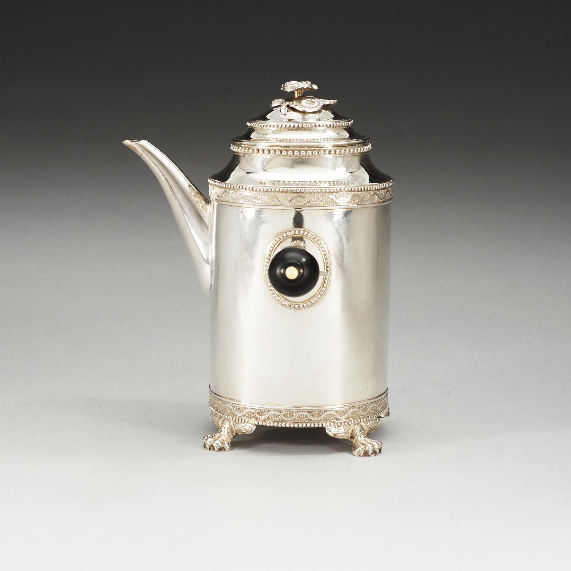 KAFFEKANNA, Nils Tornberg, Linköping 1791. Gustaviansk.